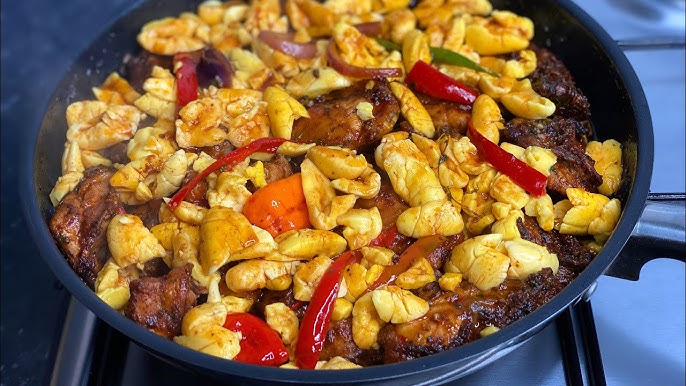 Chicken Back & Ackee